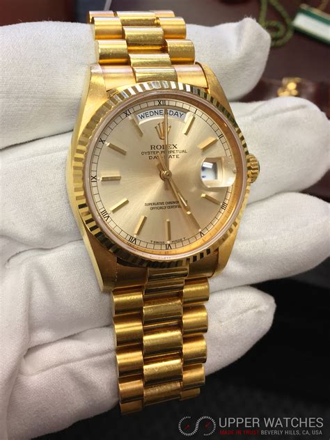 rolex president all gold|Rolex presidential gold price.